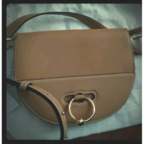 Handbags - J W Anderson Latch Design Leather Texture Crossbody Bag New